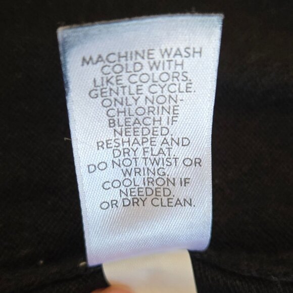 J. Jill Womens Black V-Neck Long Sleeve Sweater Tunic Large Cotton Blend - Picture 6 of 8